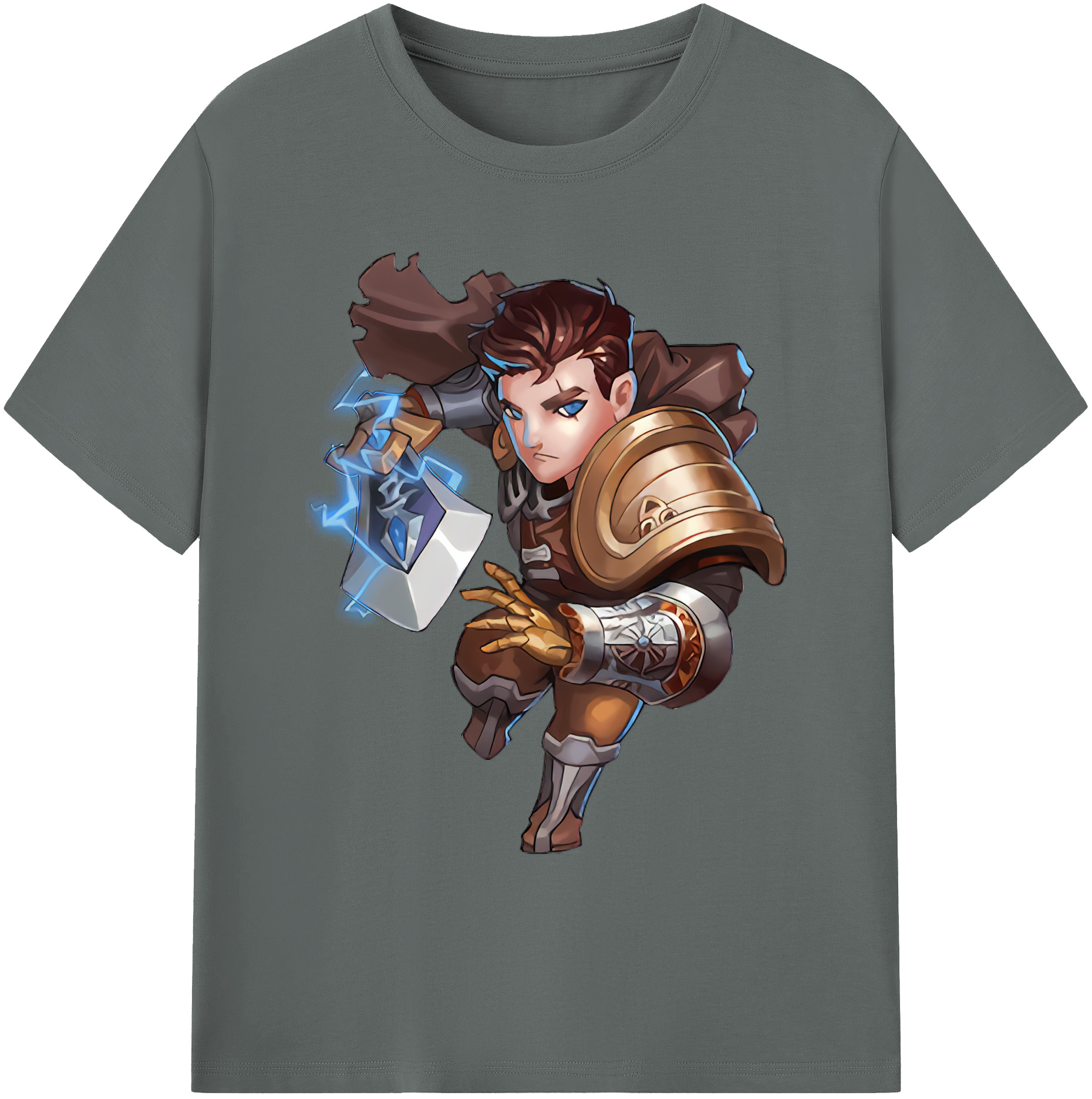 リーグ・オブ・レジェンド League of Legends LOL 綿100％ メンズ半袖Tシャツ｜肌触りやわらか＆通気性